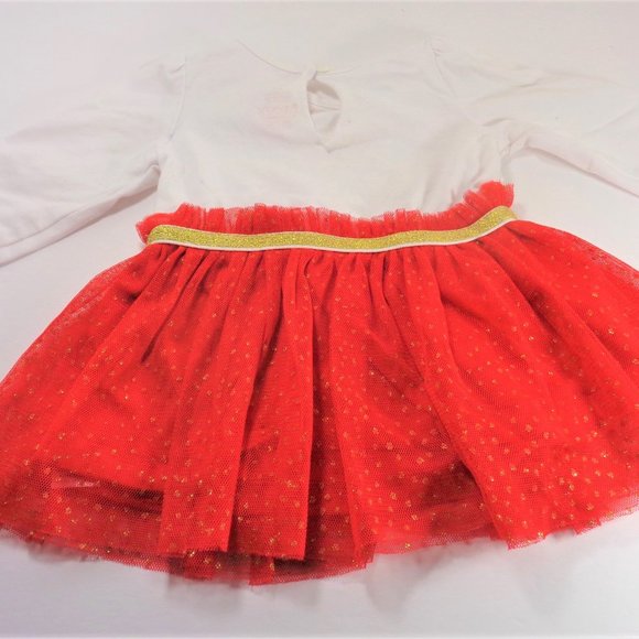 RUDOLPH YOU LIGHT UP MY LIFE REINDEER 3 MONTH GIRLS CHRISTMAS HOLIDAY OUTFIT - Picture 3 of 5